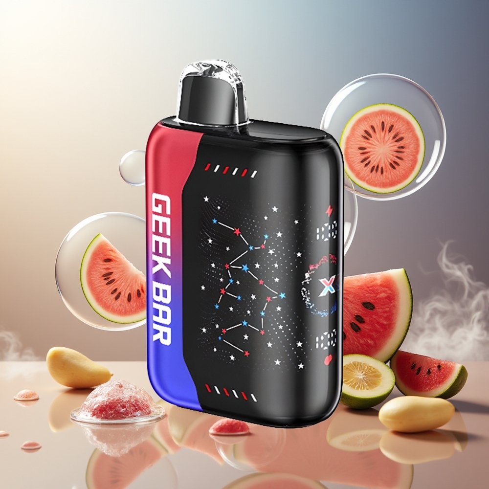GEEK BAR Pulse X 25000 Puffs Norge Engros Patriot Utgave med 18mL og Dual Mesh Coil