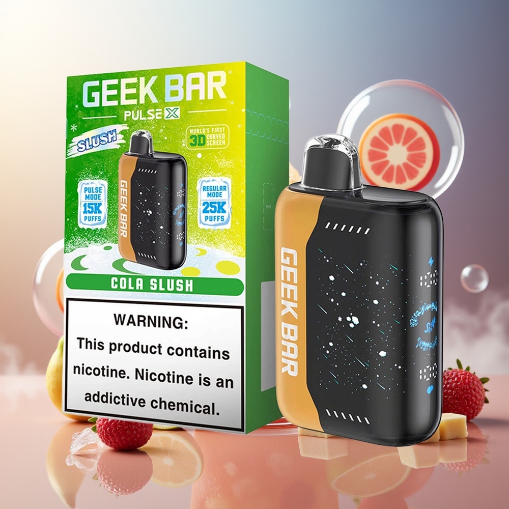 GEEK BAR Pulse X 25000 Puffs Norge Engros Slush Utgave med 18mL og Dual Mesh Coil