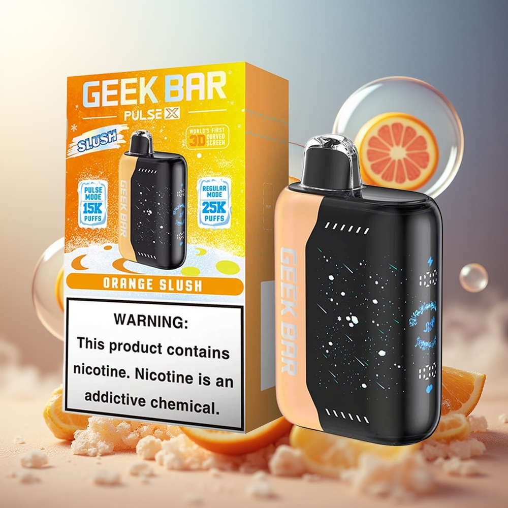 GEEK BAR Pulse X 25000 Puffs Norge Engros Slush Utgave med 18mL og Dual Mesh Coil