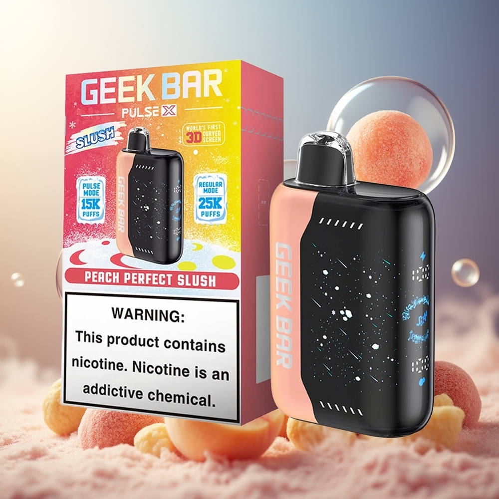 GEEK BAR Pulse X 25000 Puffs Norge Engros Slush Utgave med 18mL og Dual Mesh Coil