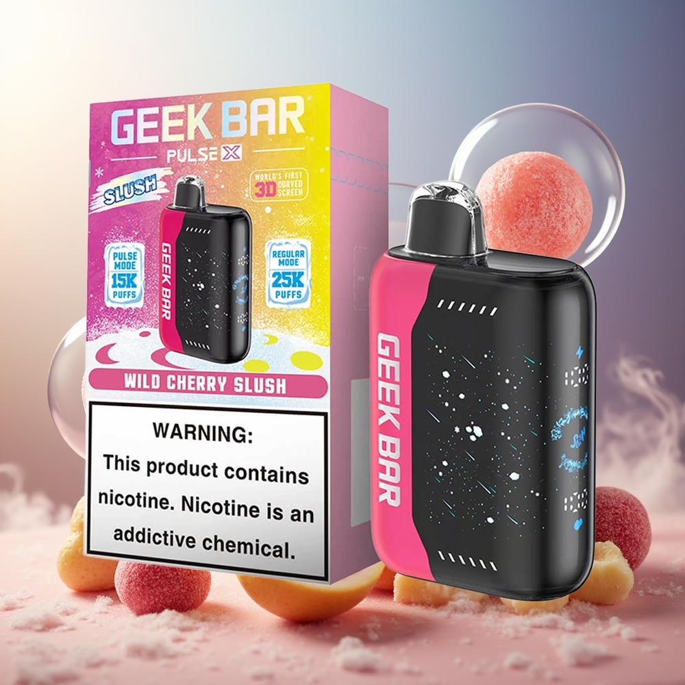 GEEK BAR Pulse X 25000 Puffs Norge Engros Slush Utgave med 18mL og Dual Mesh Coil