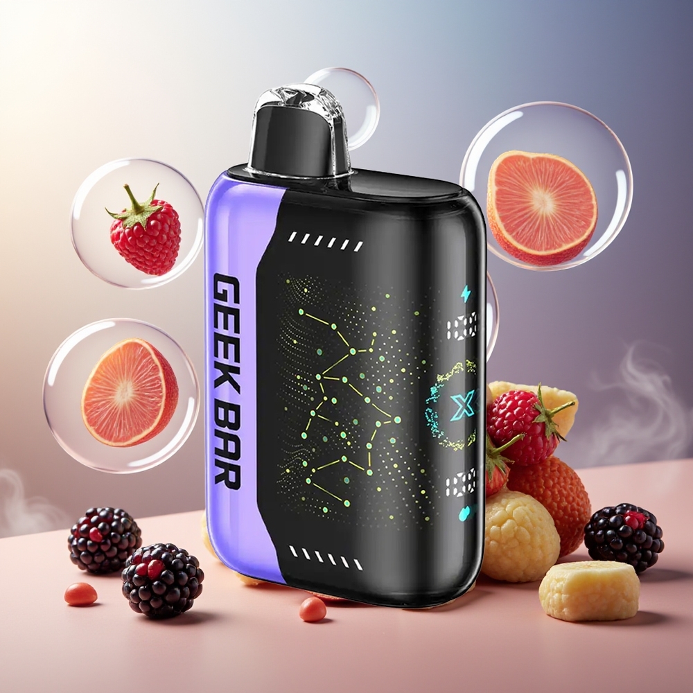 GEEK BAR Pulse X 25000 Puffs Norge Engros med 18mL E-Væske og USB Type-C