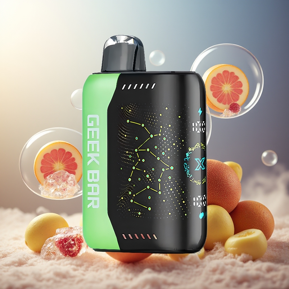 GEEK BAR Pulse X 25000 Puffs Norge Engros med 18mL E-Væske og USB Type-C