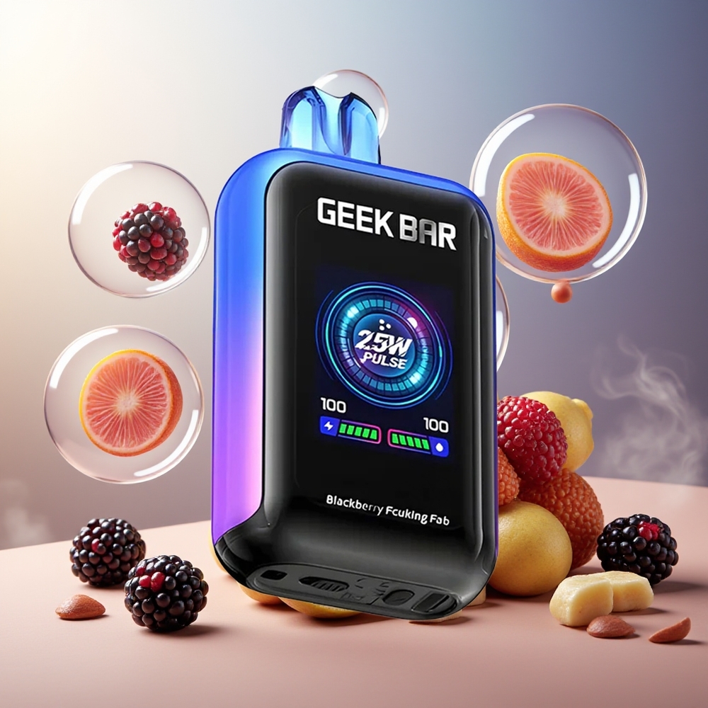 GEEK BAR Skyview 25000 Puffs 16mL 5% 800mAh Type-C Norge Engros Bjørnebær Fcuking Fab