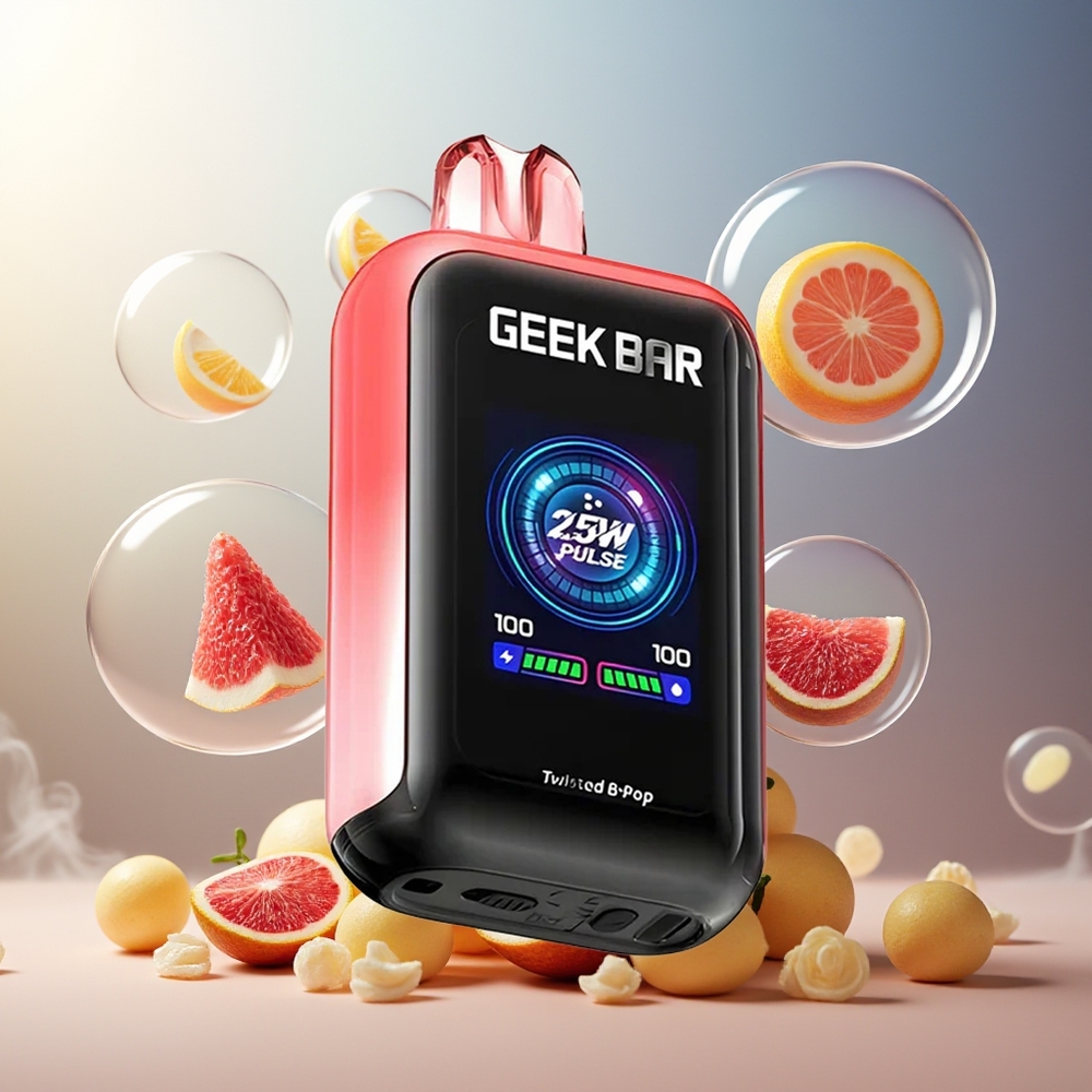 GEEK BAR Skyview 25000 Puffs Norge Engros 16mL 5% 800mAh 25W Dual Mesh TFT Skjerm