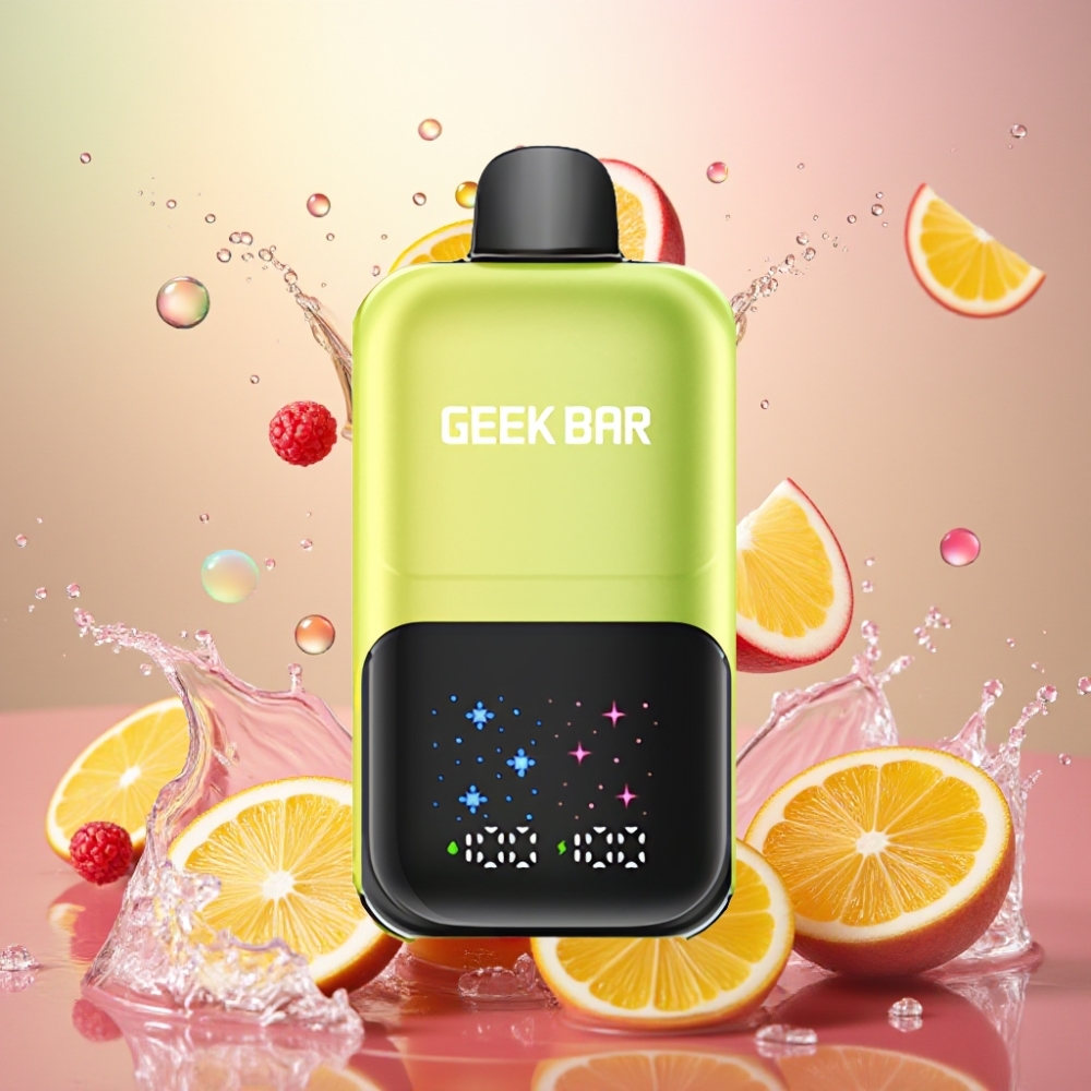 GEEKBAR 2GO 50000 Norge Engros Interaktiv Skjerm Justerbar Smak/Kjølighet Mexicansk Mango Is
