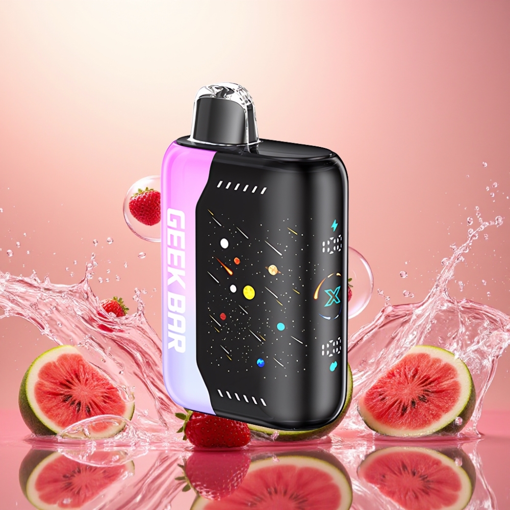 GEEKBAR Pulse X 42K Puffs Meteor Edition Jordbær Vannmelon Norge Engros