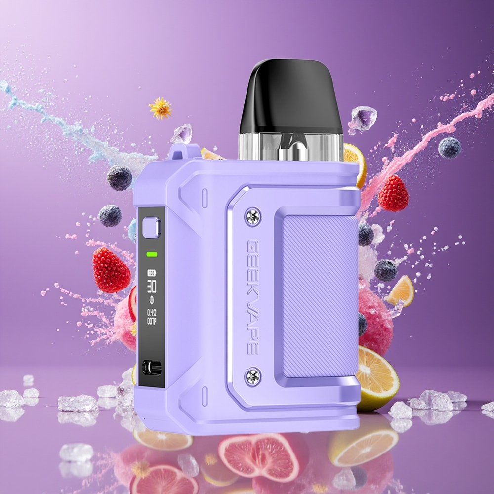 GeekVape Aegis Hero Q 1-munn 82.91x51.02mm 1300mAh Type-C Norge Engros Lilla
