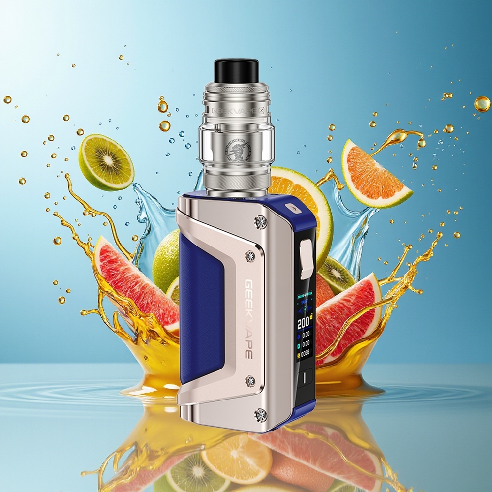 GeekVape Aegis Legend 3 200W IP-68 AS 4.0 TFT Norge Engros Gull Blå