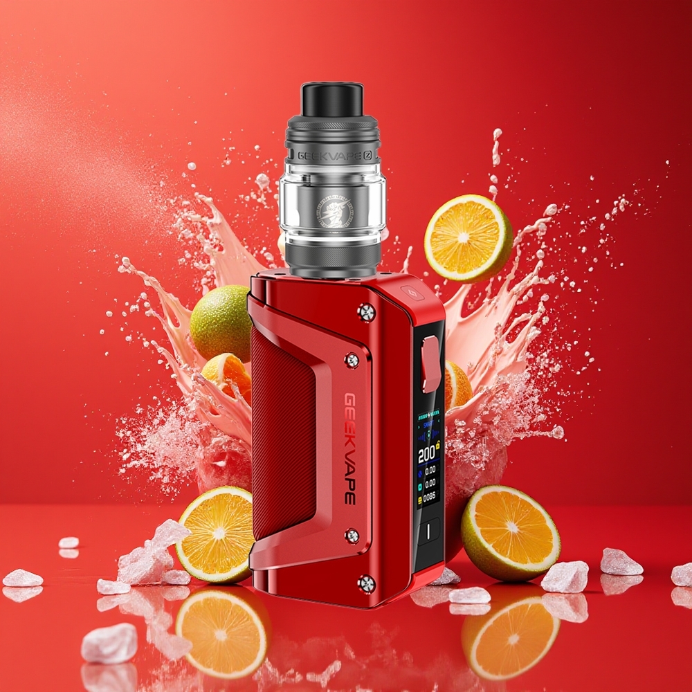 GeekVape Aegis Legend 3 200W TFT ECO BOOSTING Norge Engros Rød