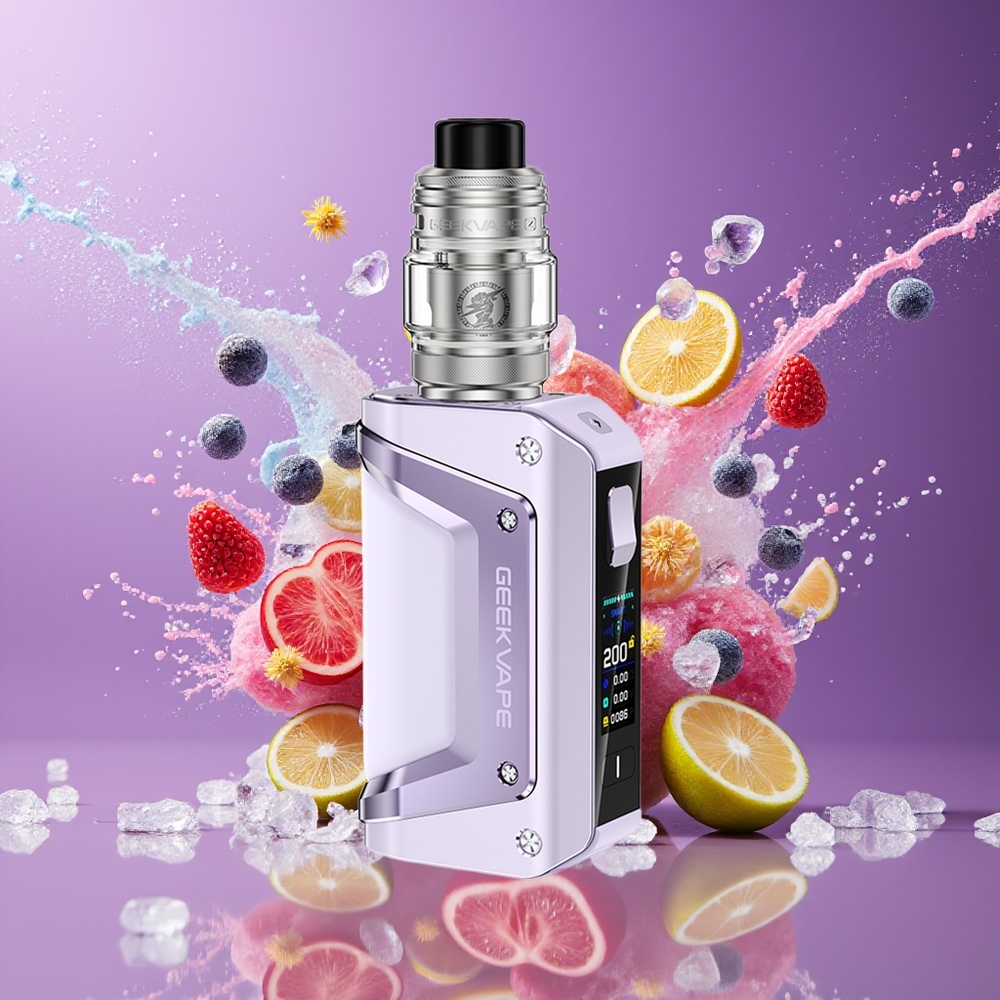 GeekVape Aegis Legend 3 Lilla Norge Engros IP-68 AS 4.0 200W Type-C