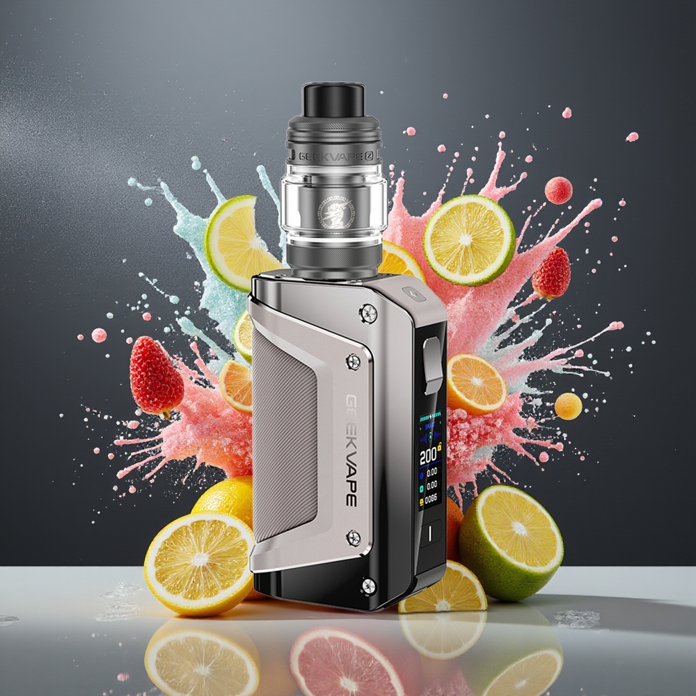 GeekVape Aegis Legend 3 Munn IP-68 AS Chip 4.0 Mørk Grå Norge Engros