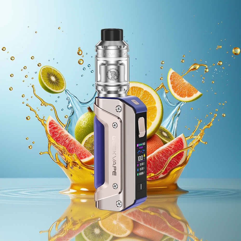GeekVape Aegis Solo 3 Norge Engros 100W IP68 USB-C 18650 Gul Blå