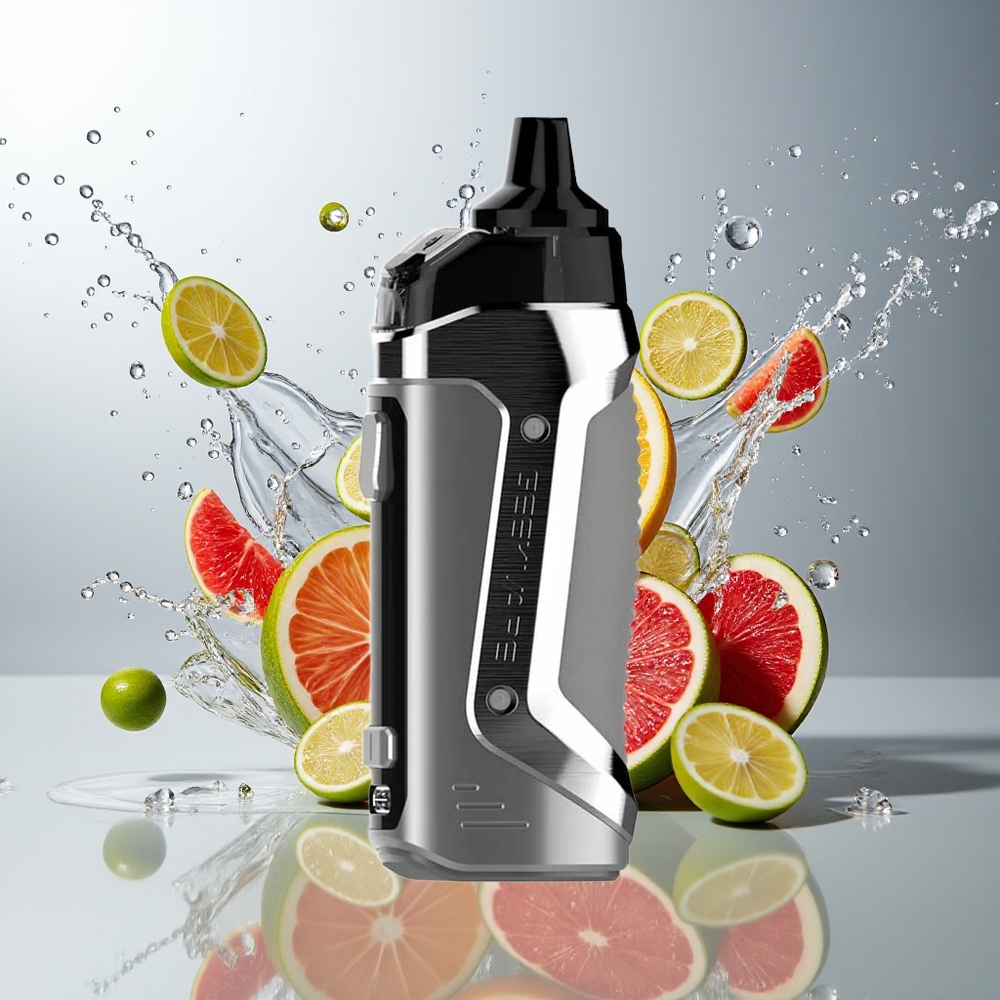 GeekVape B60 Aegis Boost 2 2000mAh IP68 Type-C Norge Engros Sølv