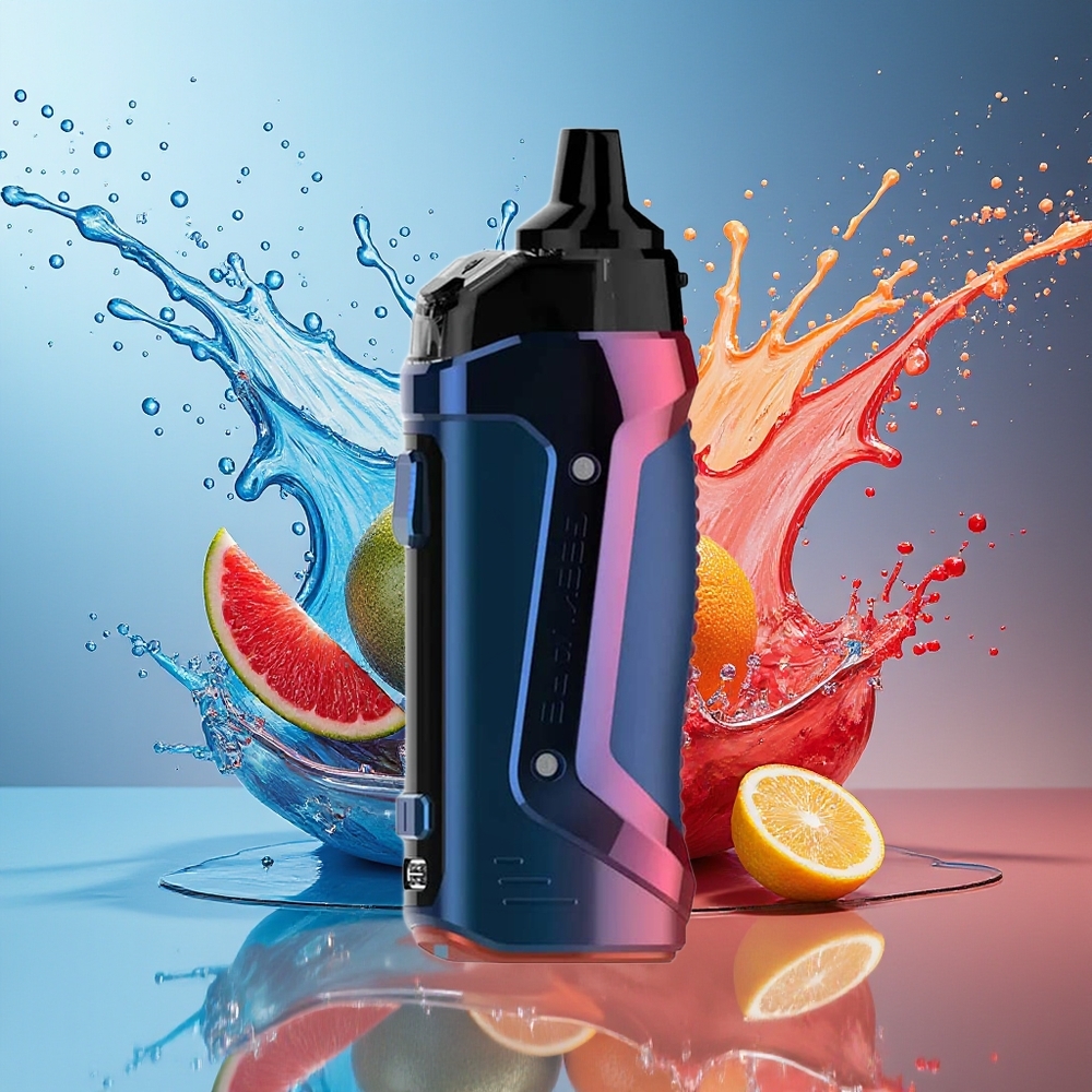 GeekVape B60 Aegis Boost 2 Norge Engros 2000mAh IP68 Blå Rød