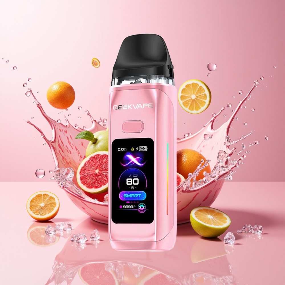 GeekVape Digi Max 2-munn 80W 3000mAh Type-C Norge Engros Sakura Rosa