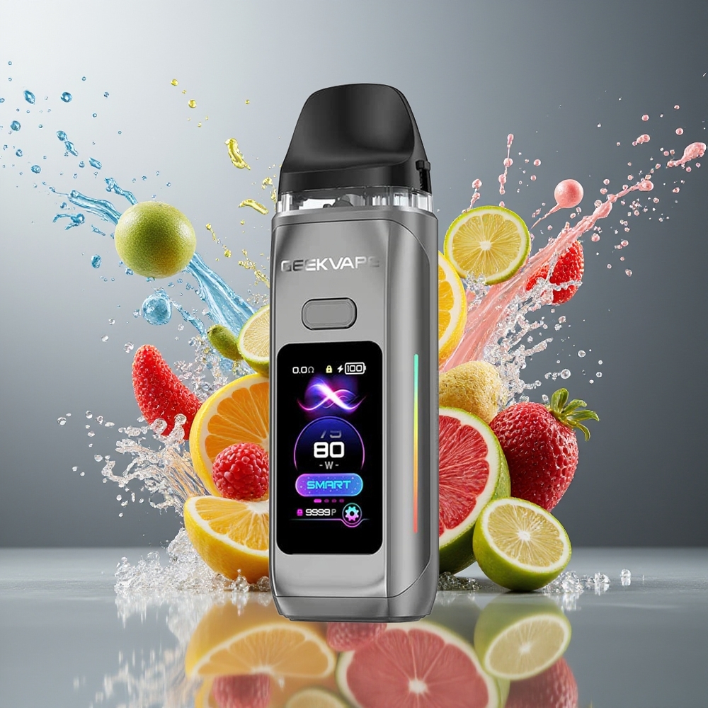 GeekVape Digi Max Pod Mod Kit 3000mAh 80W Norge Engros Tynnmetallgrå