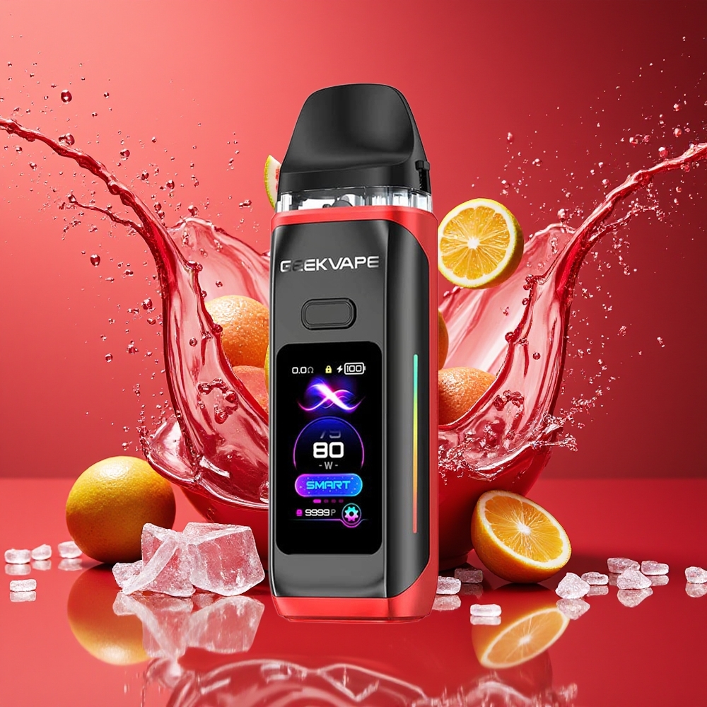 GeekVape Digi Max Pod Mod Kit Rød Rubín 80W 3000mAh Norge Engros