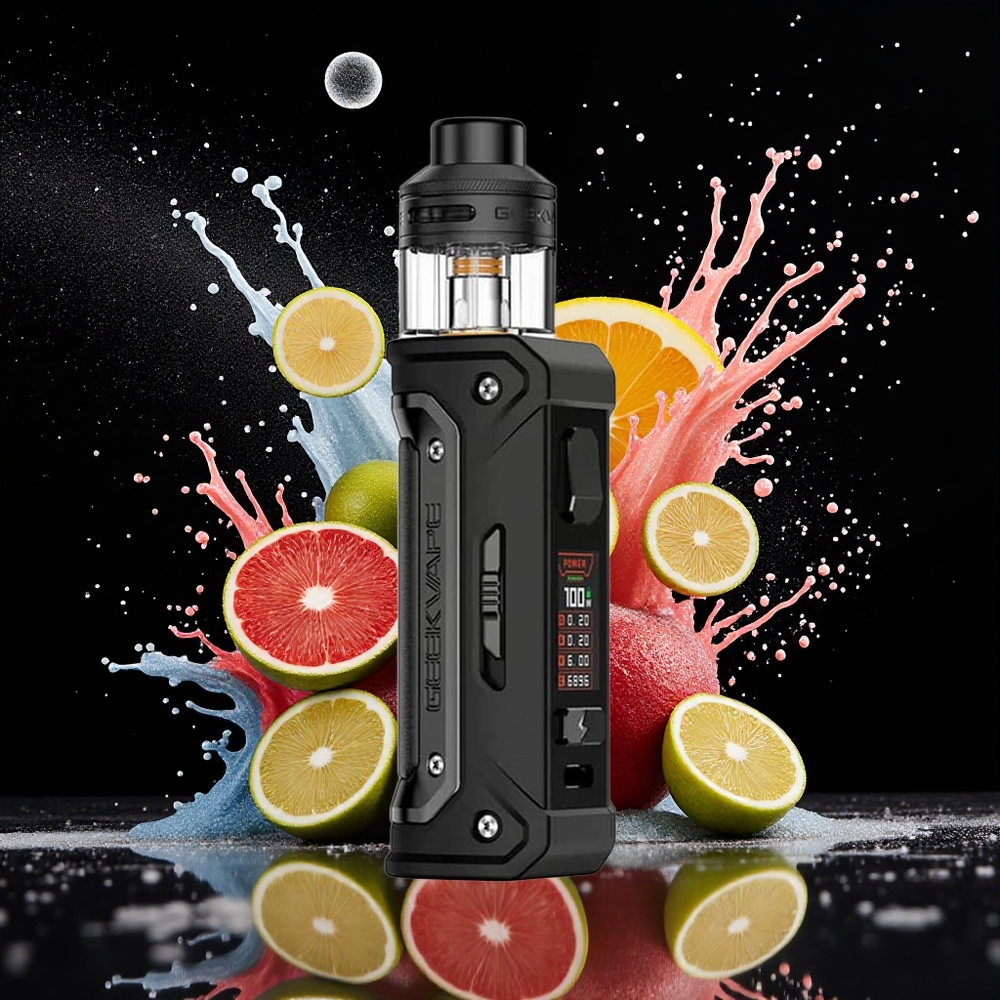 GeekVape E100i 3000mAh NATURKJØLING Norge Engros Svart