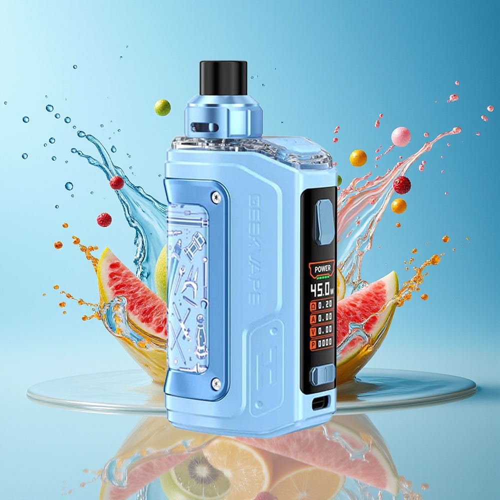 GeekVape H45 Aegis Hero 2 1400mAh 45W 4ML Norge Engros Himmelblå