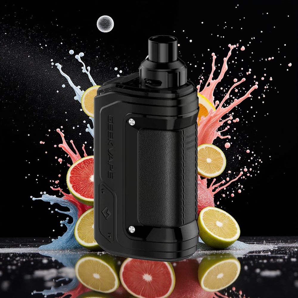 GeekVape H45 Aegis Hero 2 1-munn 45W 1400mAh 4ml Svart Norge Engros