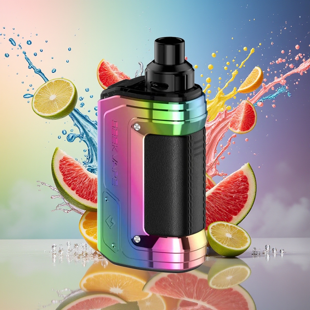 GeekVape H45 Aegis Hero 2 H45 1400mAh 45W 0.96" Skjerm 4ML Regnbue Norge Engros
