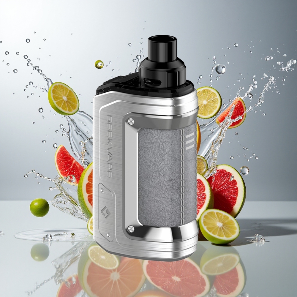 GeekVape H45 Aegis Hero 2 H45 1400mAh 45W 0.96" TFT 4ml Silver Norge Engros