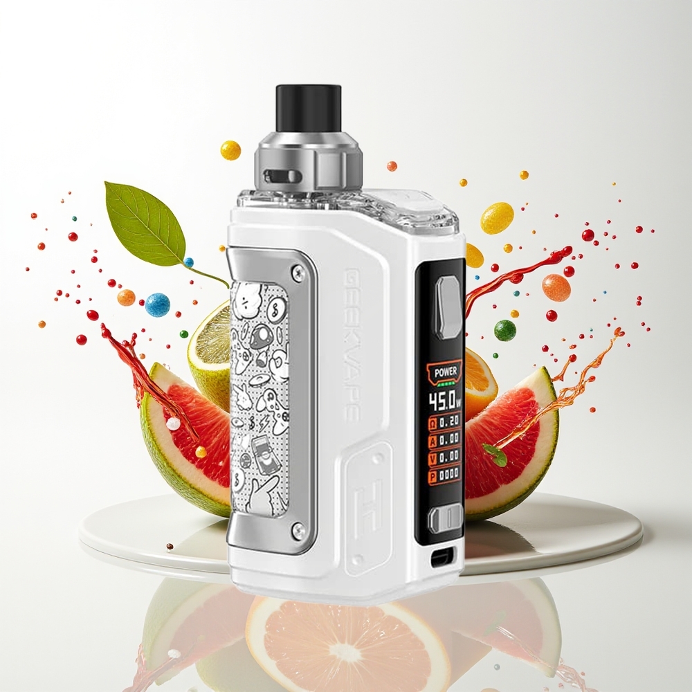 GeekVape H45 Aegis Hero 2 H45 1400mAh 45W 4ml Gummihvit Norge Engros