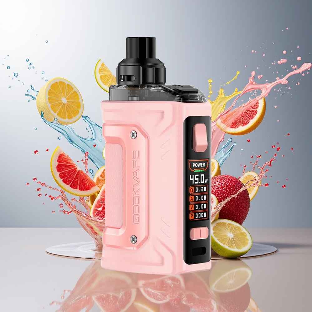 GeekVape H45 Classic Aegis Hero 2 510 Sakura Norge Engros med 1400mAh og 4.0ml