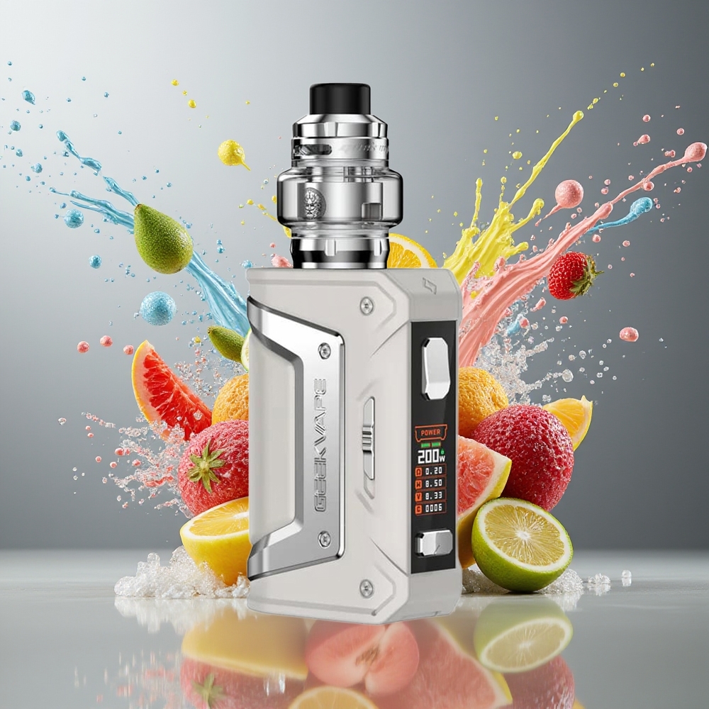 GeekVape L200 Aegis Legend 2 Dual IP68 TFT 200W Volkanisk Grå Norge Engros