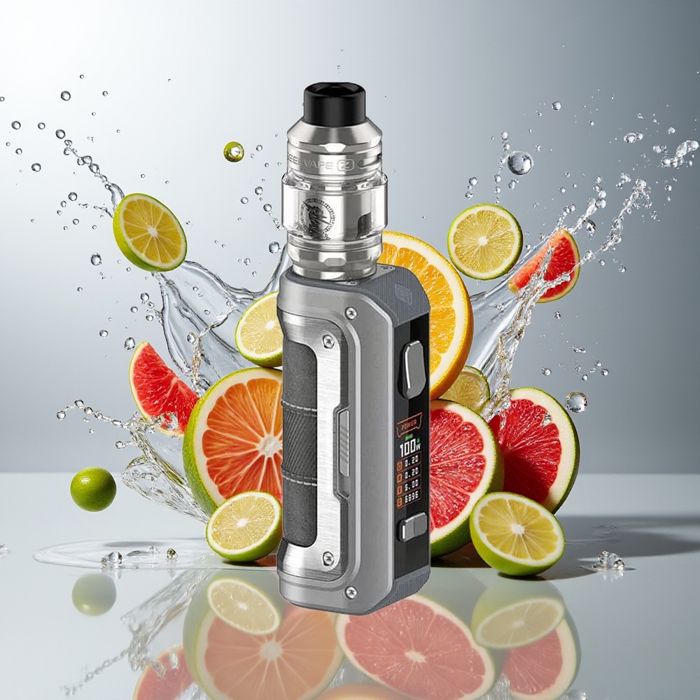 GeekVape Max100 Aegis Max 2 100W 5.5ml 21700 IP68 Sølv Norge Engros