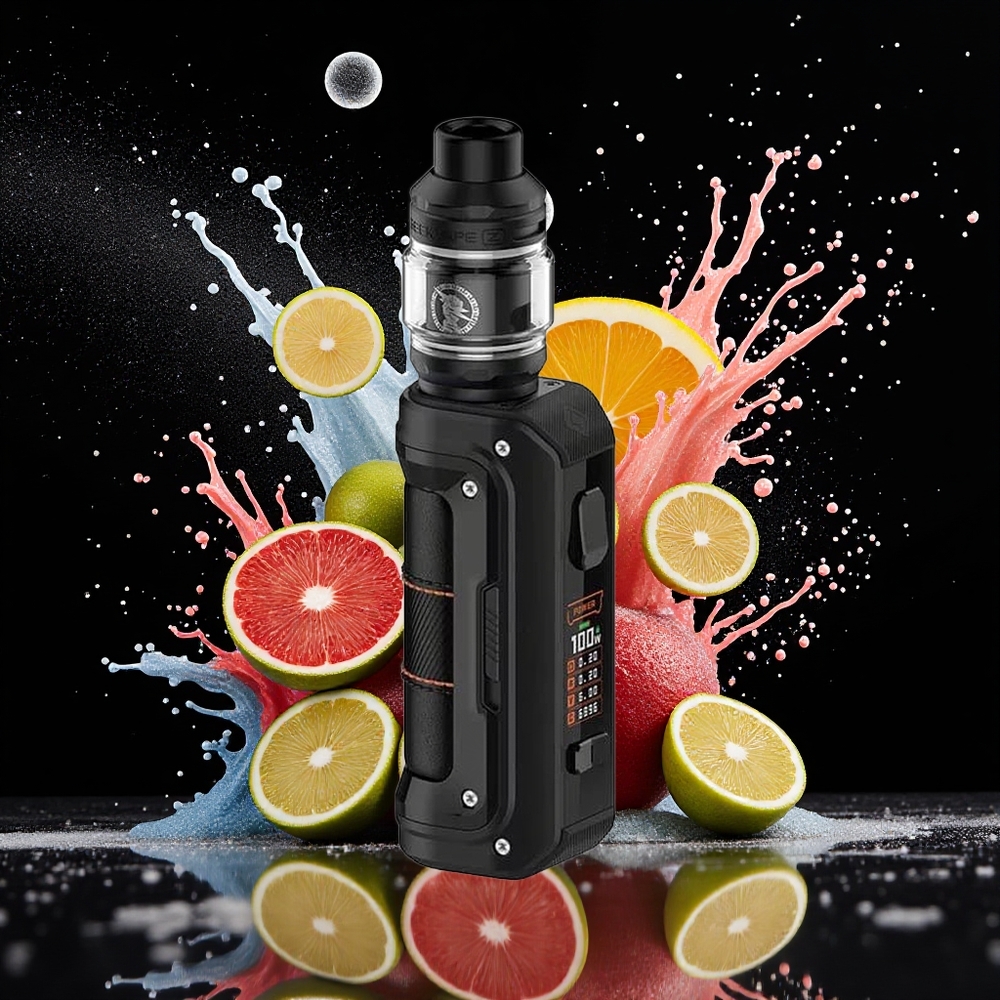 GeekVape Max100 Aegis Max 2 100W Norge Engros Svart Kit 5.5ml 21700/18650 IP68 TFT