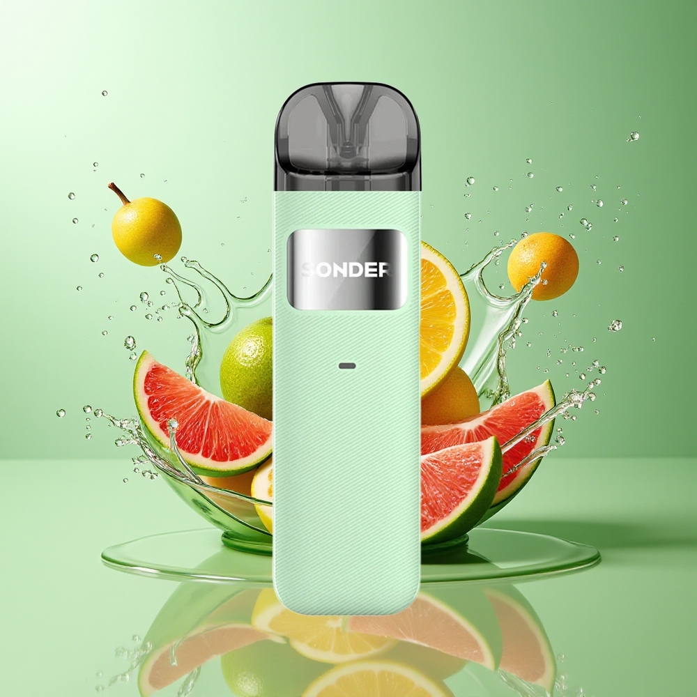 GeekVape Sonder U 2ml 20W 1000mAh 0.7ohm Lys Grønn Norge Engros