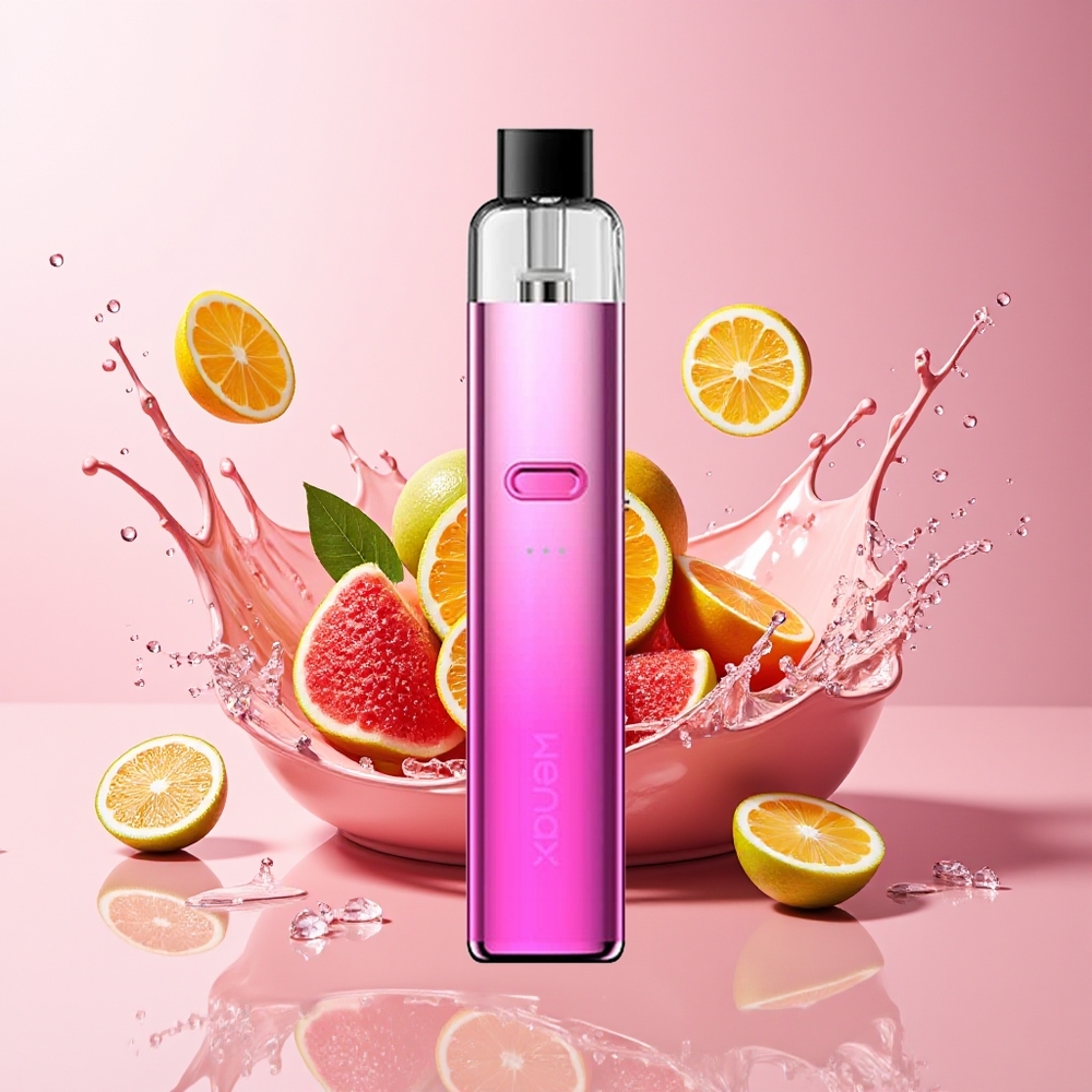 GeekVape WENAX K2 Norge Engros Glansete Rosa 115mm Type-C 1000mAh 2ml