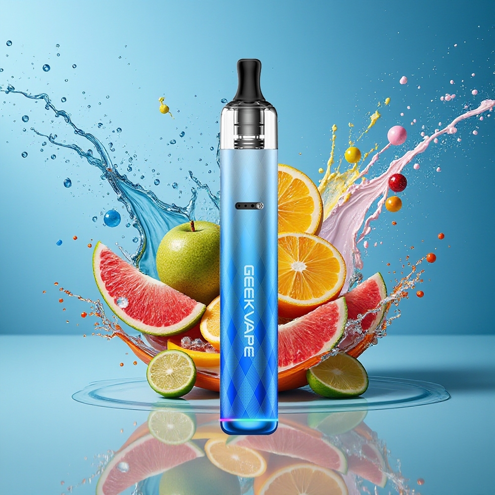 GeekVape WENAX S3 Stylus 3 2.0ml 1100mAh Type-C Norge Engros Tekstur Blå