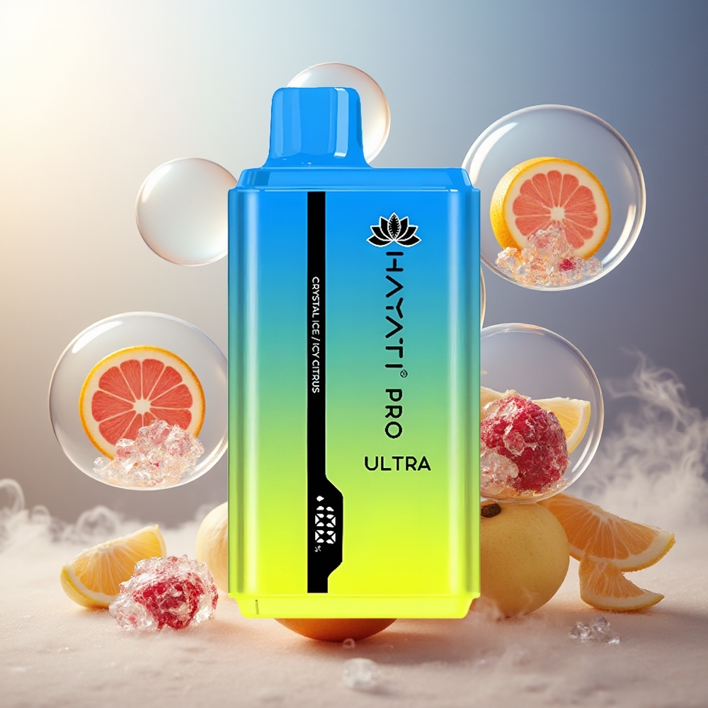 Hayati Pro Ultra 15000 Puffs Norge Engros 850mAh 24ml 2% Krystallis Sitrus