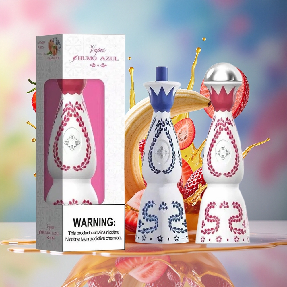 Humo Azul 15000 Puffs 20mL 5% Norge Engros Jordbær Banan Dragefrukt