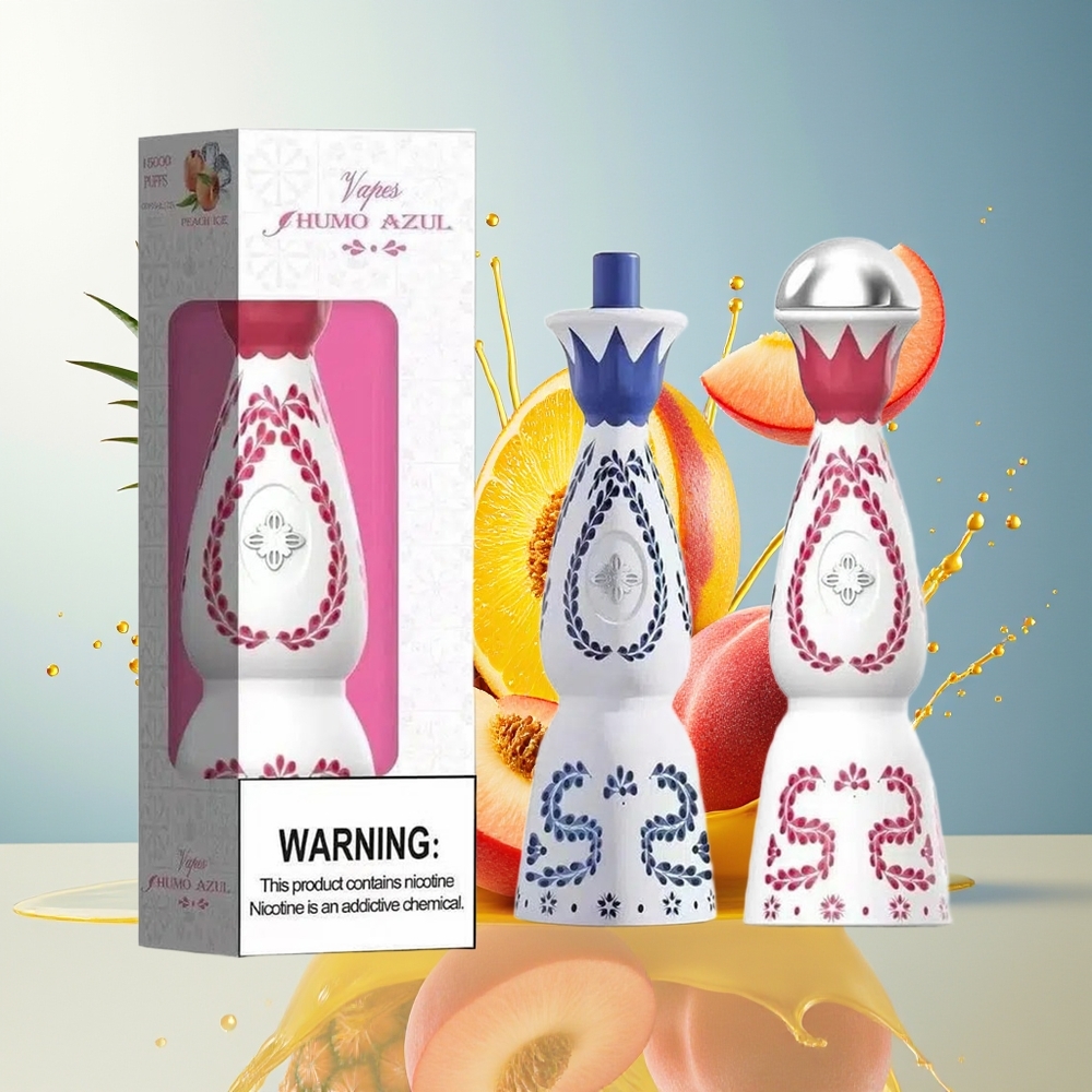 Humo Azul 15000 Puffs Norge Engros 5% Nikotin 20mL Fersken Mango Ananas