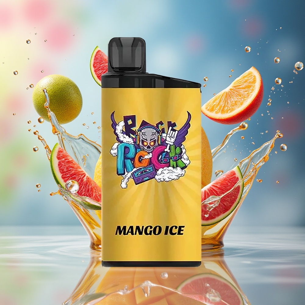IGET Bar 3500 Puffs Engangs Vape Mango Is Norge Engros 1400 mAh 1.2 Ohm Mesh Coil