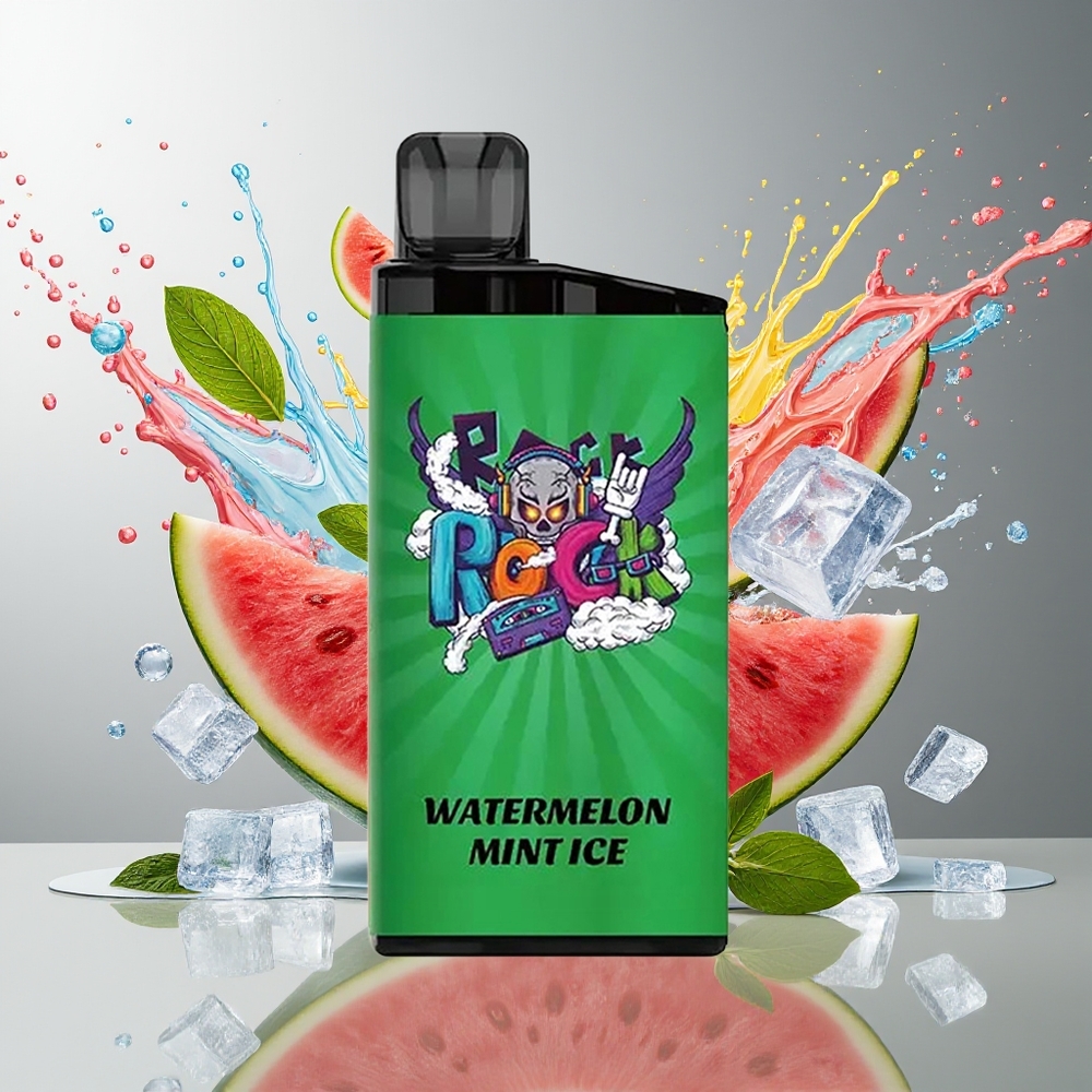 IGET Bar 3500 Puffs Engangs Vape Vannmelon Mynte Is Norge Engros 1400 mAh 1.2 Ohm Mesh Coil