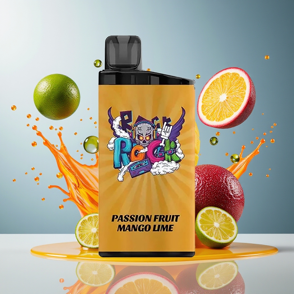 IGET Bar 3500 Puffs Engros Norge 1400 mAh Passionfrukt Mango Lime 1.2 Ohm Mesh Coil