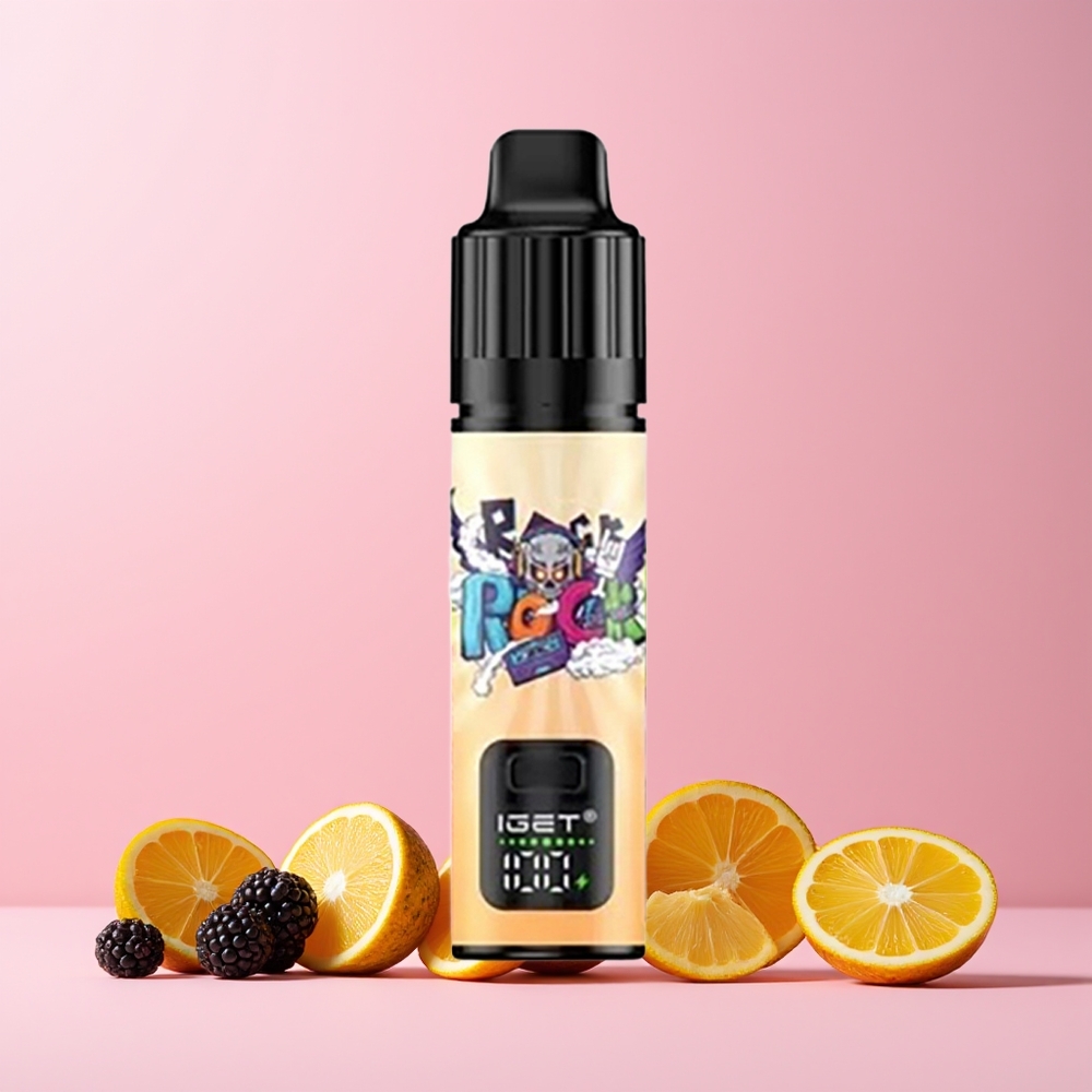 IGET BAR PLUS S3 POD 10000 Puffs 18 ml 5% Nikotin Norge Engros Bringebær Ananas Appelsin