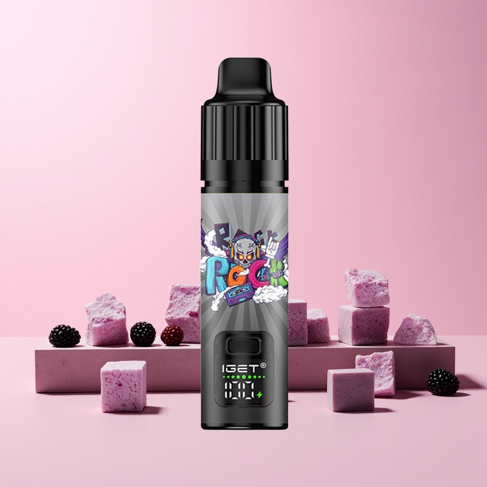 IGET BAR PLUS S3 POD 10000 Puffs 5% Nikotin Norge Engros Bringebær Is 18ml 950mAh