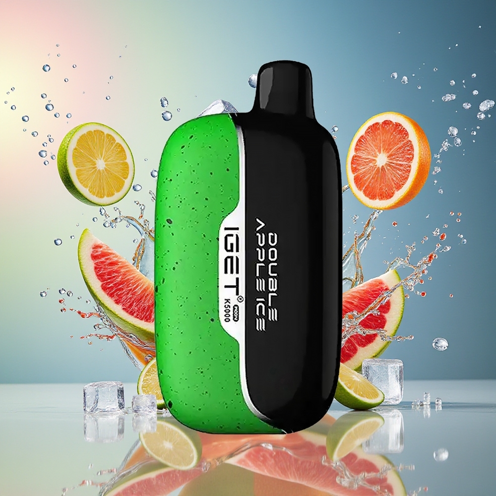 IGET Moon K5000 Dobbel Eple Is Norge Engros PC Material 1.35 Ohm Mesh Coil