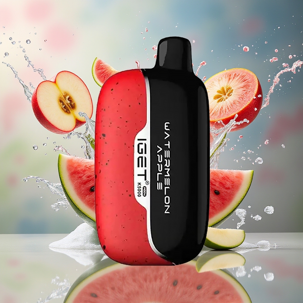 IGET Moon K5000 Eple Vannmelon Norge Engros PC Mesh 1.35 Ohm 5000 Puffs