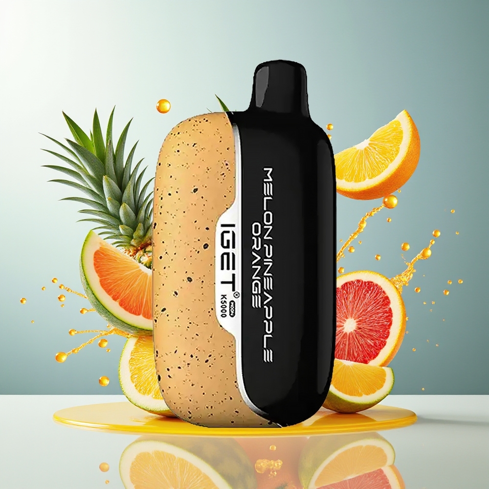 IGET Moon K5000 Norge Engros PC Mesh 1.35 Ohm Melon Ananas Appelsin