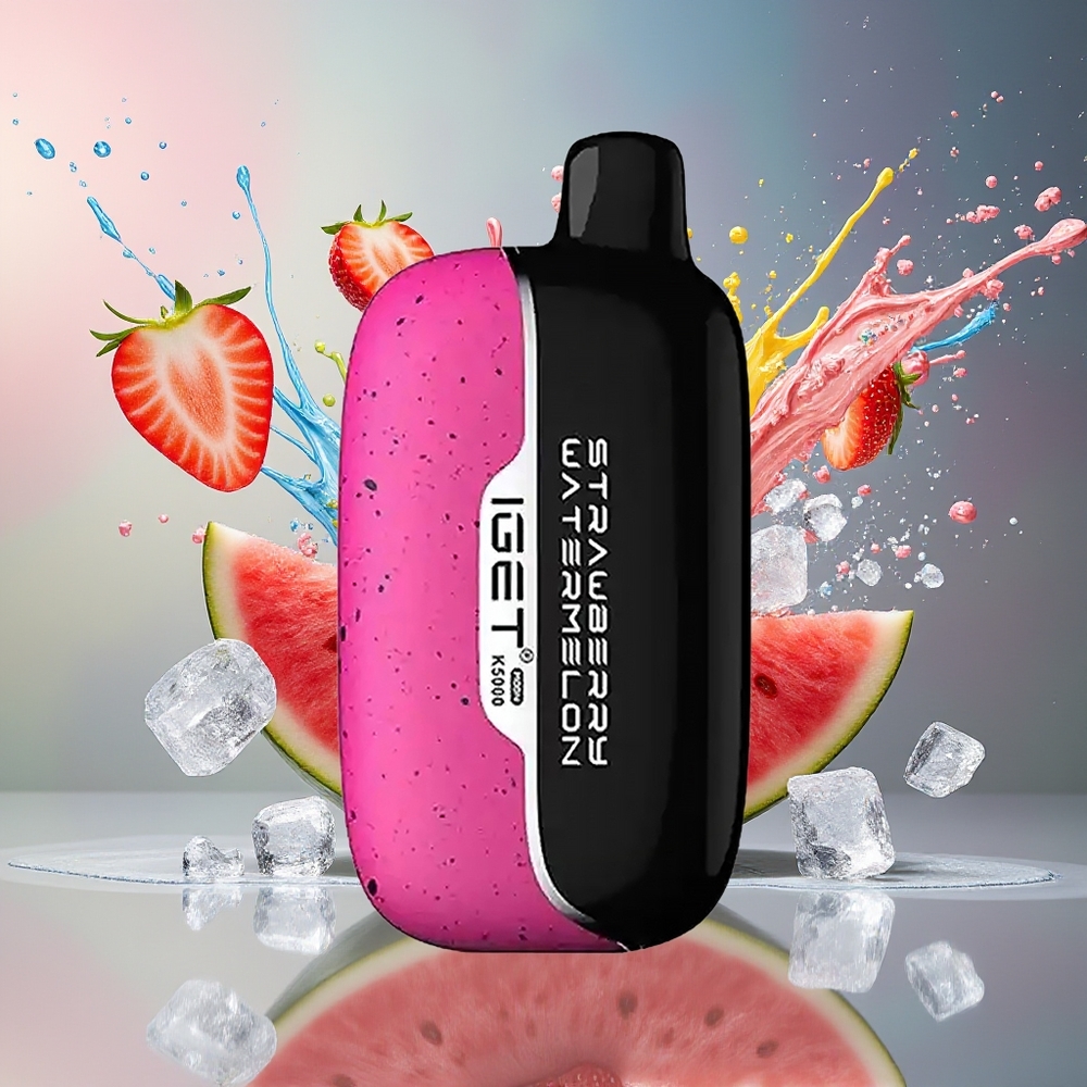 IGET Moon K5000 Puffs PC 1.35Ω Norge Engros Jordbær Vannmelon Is