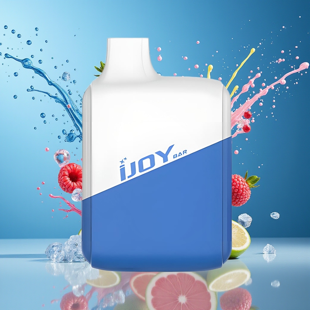 IJOY Bar 1500 Norge Engros Blå Bringebær Is 500mAh 2ml 20mg