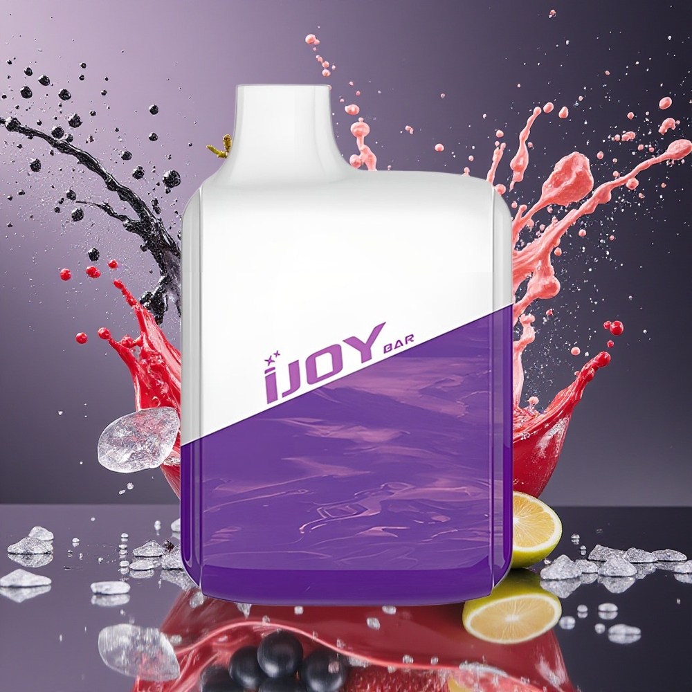 IJOY Bar 1500 Puffs Norge Engros 500mAh Svart Solbær Drue