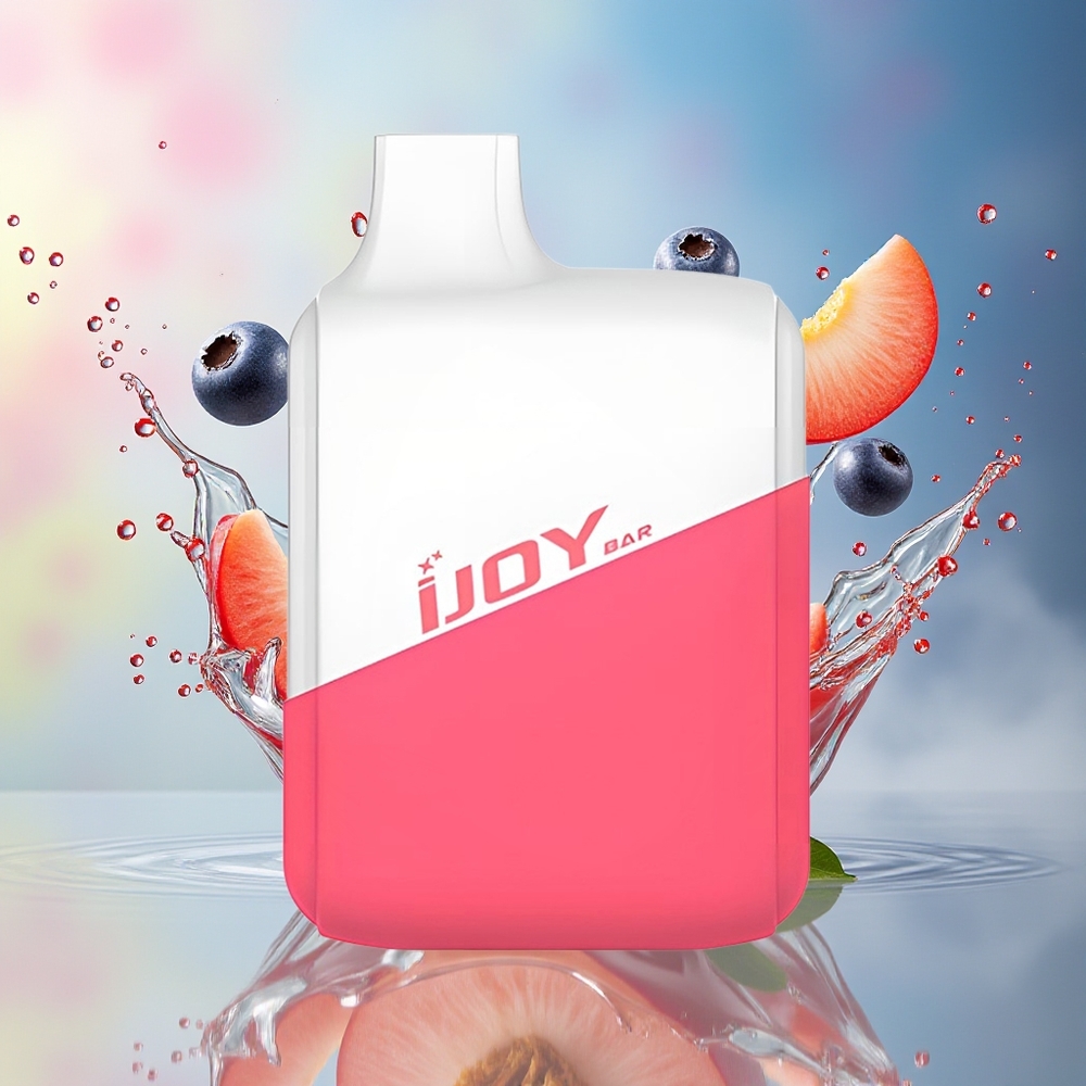 IJOY Bar 1500 Puffs Norge Engros Fersken Blåbær 2ml/20mg 500mAh
